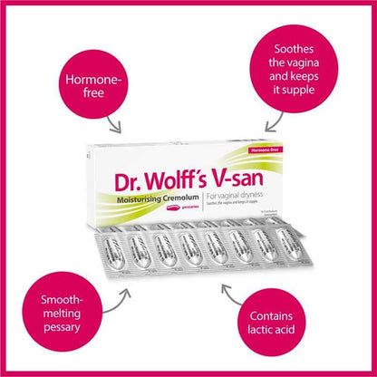 Dr Wolffs V-San Moisturising Cremolum Pessary