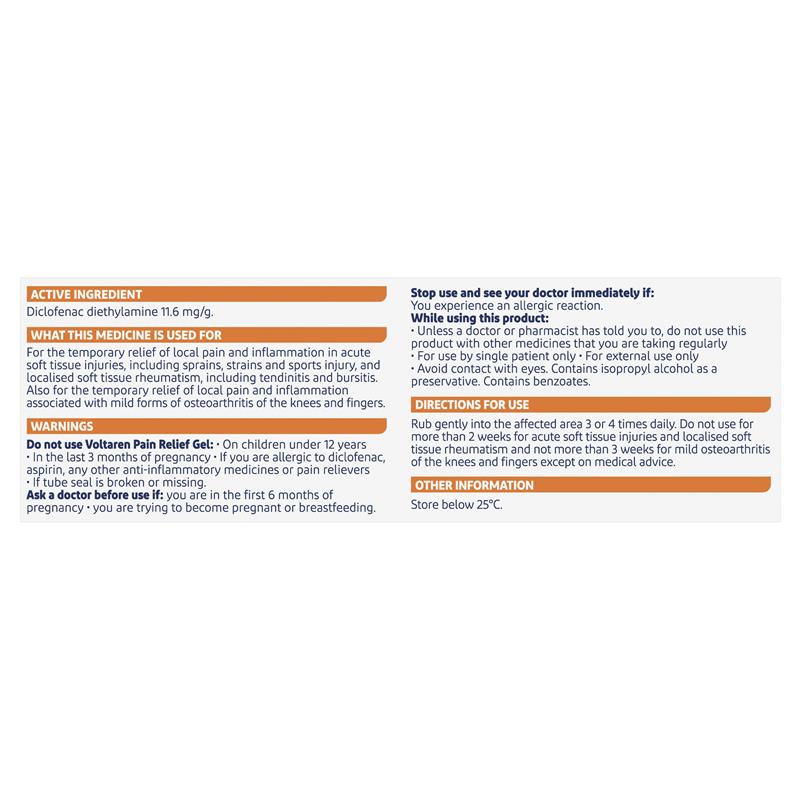 Voltaren Pain Relief Gel No Mess Applicator 75g