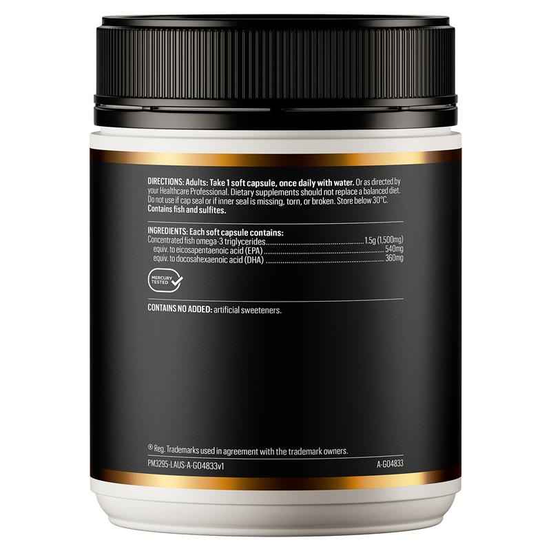 Go Healthy Fish Oil Triple Strength Odourless Softgel 150 Capsules Exclusive Size NEW