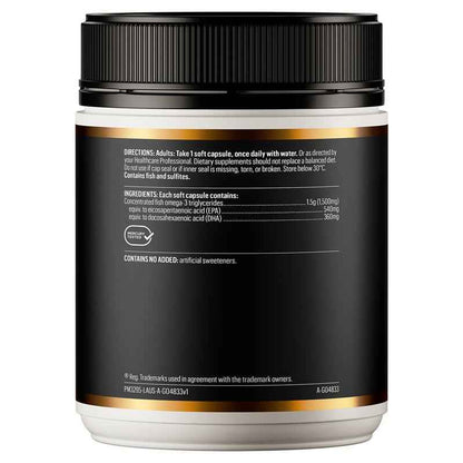 Go Healthy Fish Oil Triple Strength Odourless Softgel 150 Capsules Exclusive Size NEW