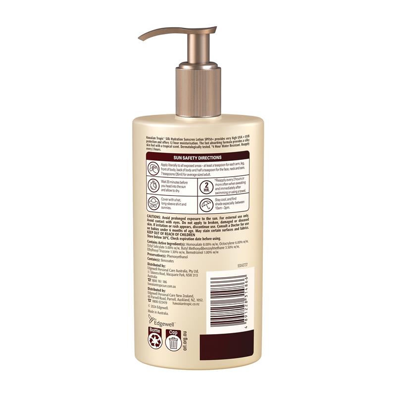 Hawaiian Tropic SPF 50+ Silk Hydration Body 400g