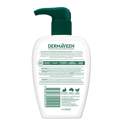 DermaVeen Extra Hydration Gentle Soap Free Wash 250ml