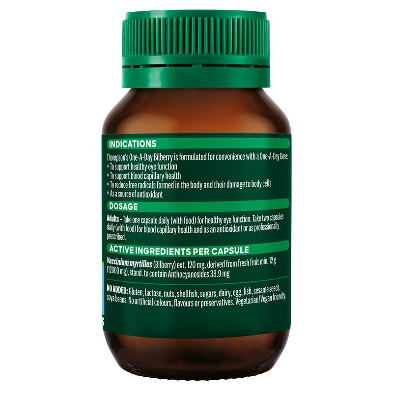 Thompson's One-A-Day Bilberry 12000mg 60 Capsules
