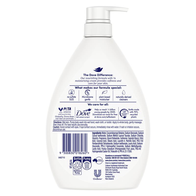 Dove Essential Care Fruity Nourish Body Wash 1 Litre