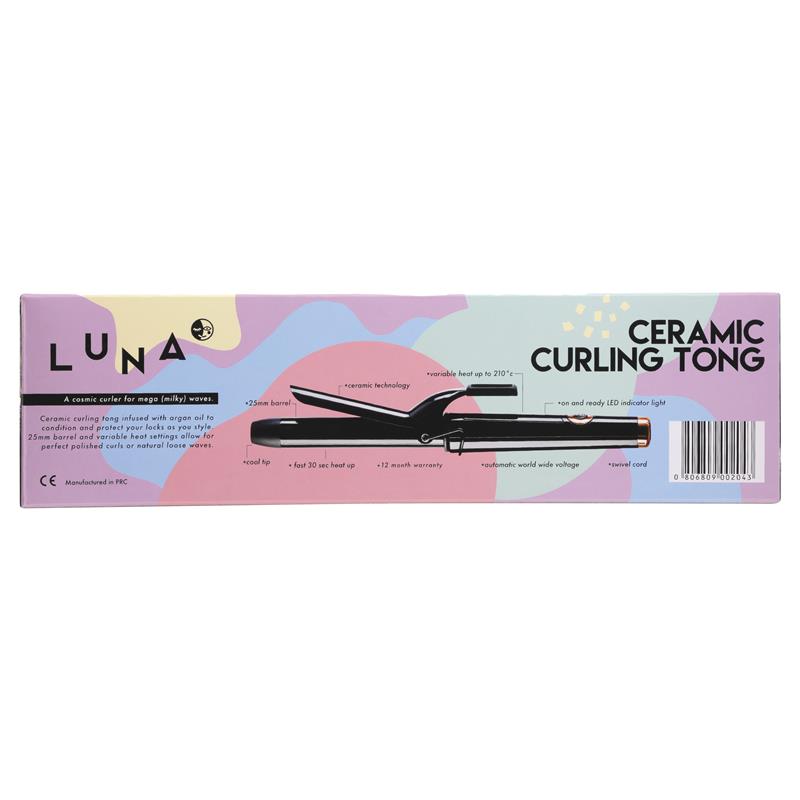 Luna Ceramic Curling Wand