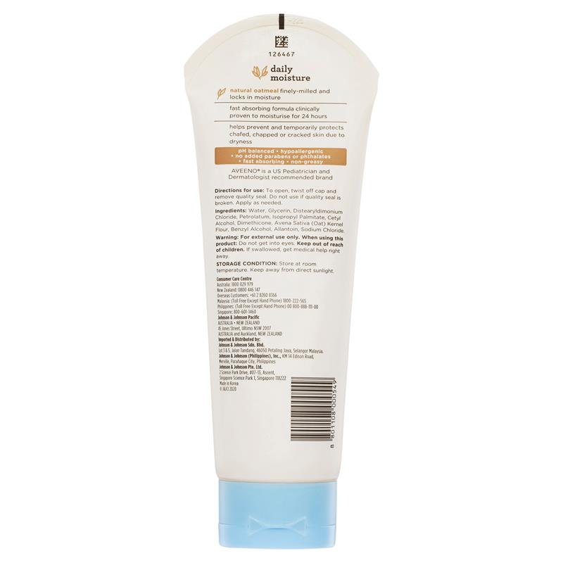 Aveeno Baby Daily Moisture Fragrance Free Lotion 227g