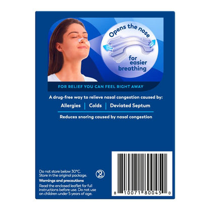Breathe Right Clear Regular Nasal Congestion Strips 30