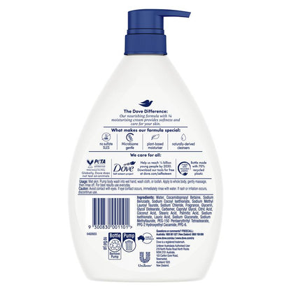 Dove Essential Care Triple Hydrate Body Wash 1 Litre