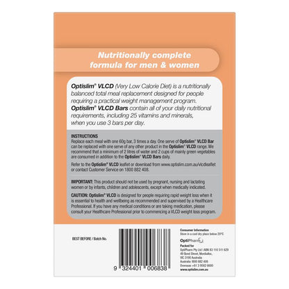 Optislim VLCD Bar Yoghurt Cereal 5 Pack