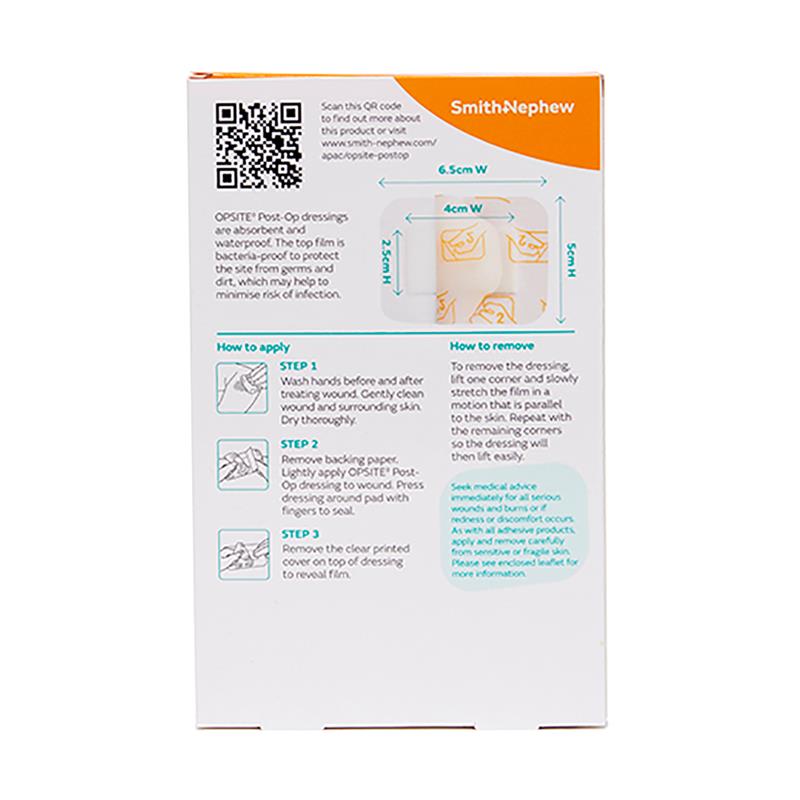 Opsite Post-Op 6.5cm x 5cm 5 Pack