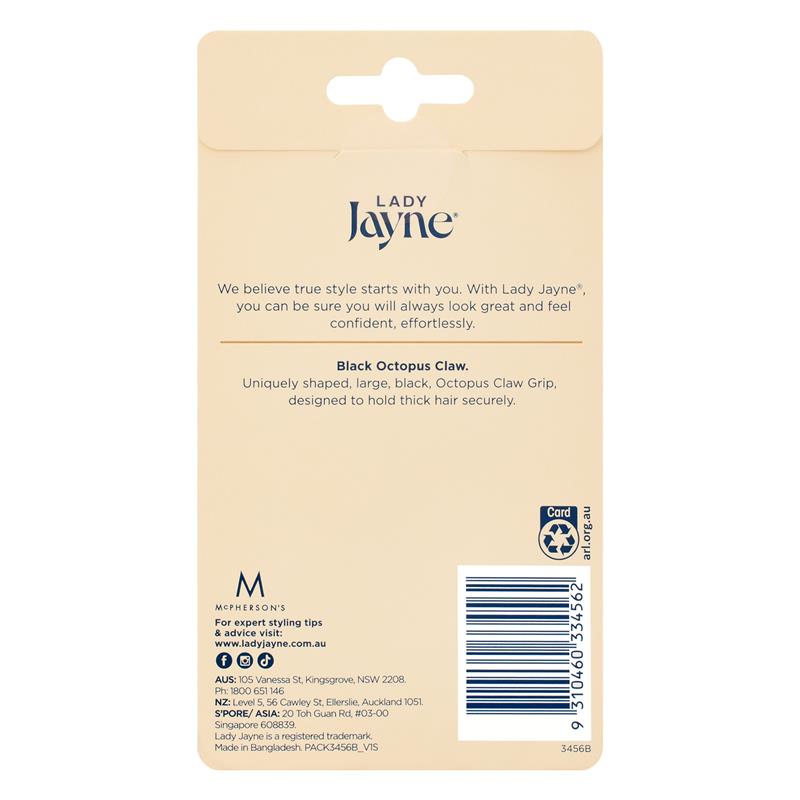 Lady Jayne Octopus Claw, Black