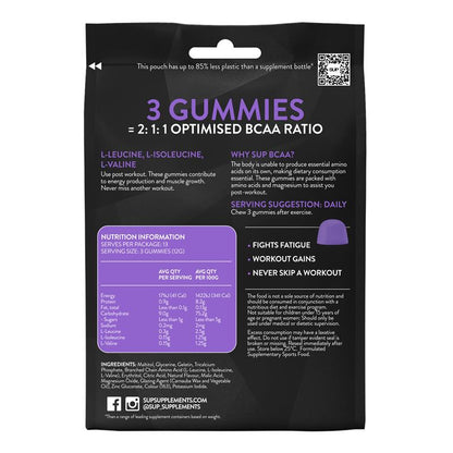 SUP BCAA Gummies Peach 40