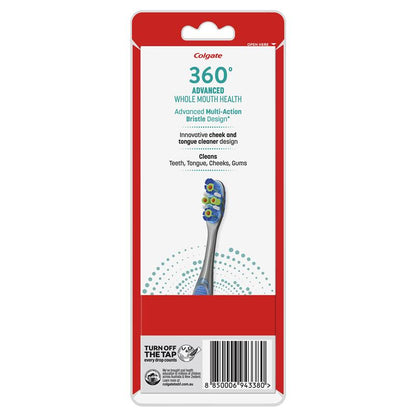 Colgate Toothbrush 360 Degree Advanced Whole Mouth Health Medium 4 Pack