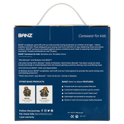 Banz Ear Muffs Mini 3+ Months to 2 Years Sky Blue