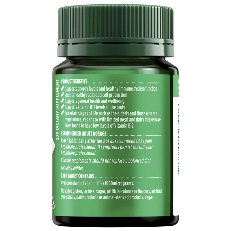 Nature's Own Vitamin B12 1000mcg 60 Tablets