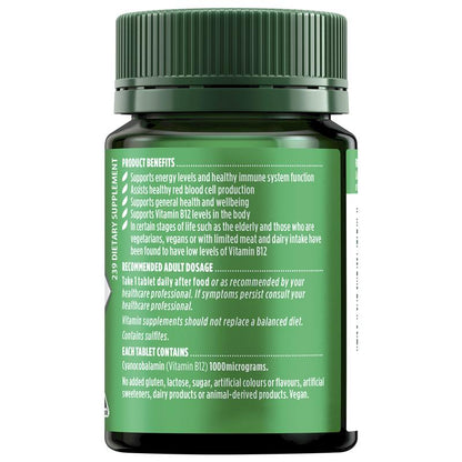 Nature's Own Vitamin B12 1000mcg 60 Tablets