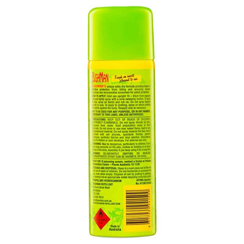 Bushman Plus 20% Deet Insect Repellent Aerosol 150g