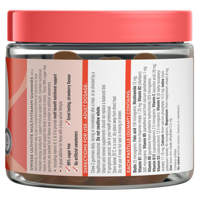 Swisse Ultivite Multivitamin Gummies 120 Pack