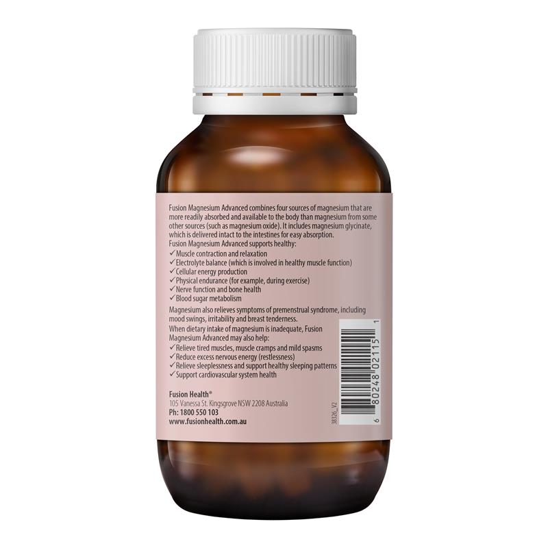 Fusion Magnesium Advanced 120 Tablets
