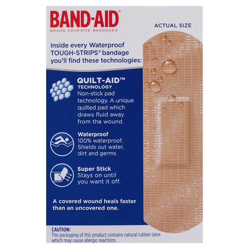 Band-Aid Waterproof Tough Strips 20 Pack - GimmeNow