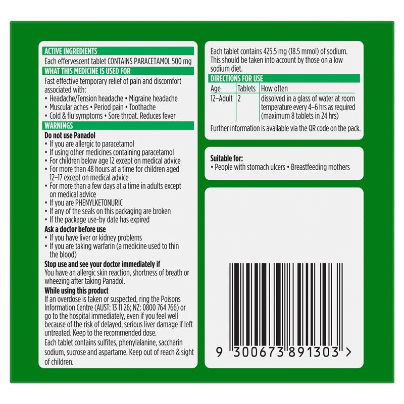 Panadol Rapid 16 Soluble Tablets