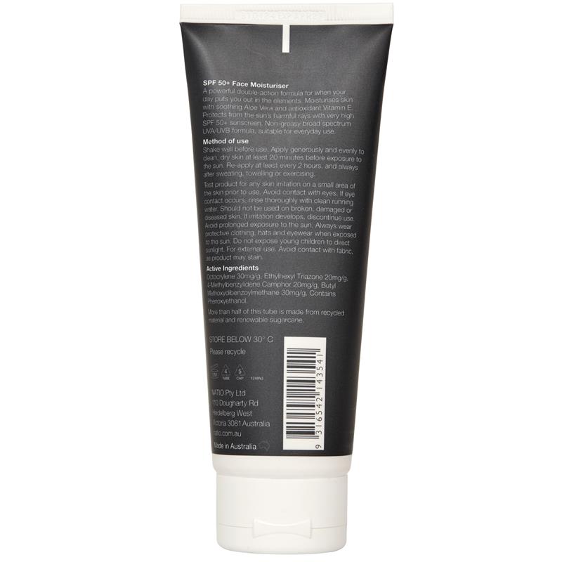 Natio for Men SPF 50+ Face Moisturiser 100g