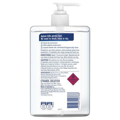 Aqium Antibacterial Hand Sanitiser 1L