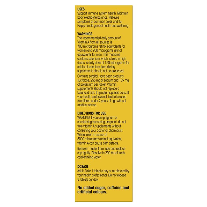 Frequent Flyer Immunity Boost Orange 15 Effervescent Tablets