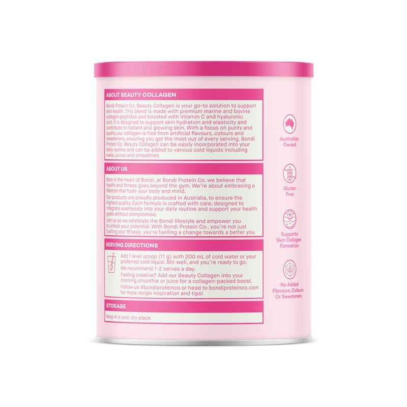 Bondi Protein Co. Beauty Collagen Unflavoured 210g