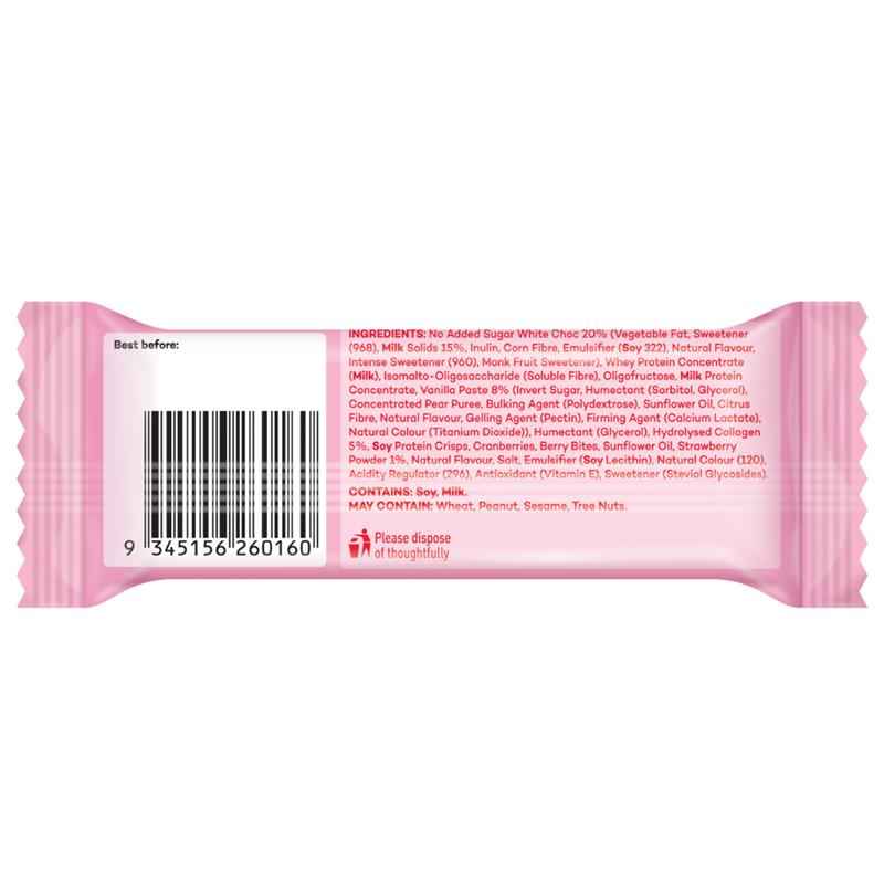Bondi Protein Collagen Protein Bar Strawberries & Cream 60g