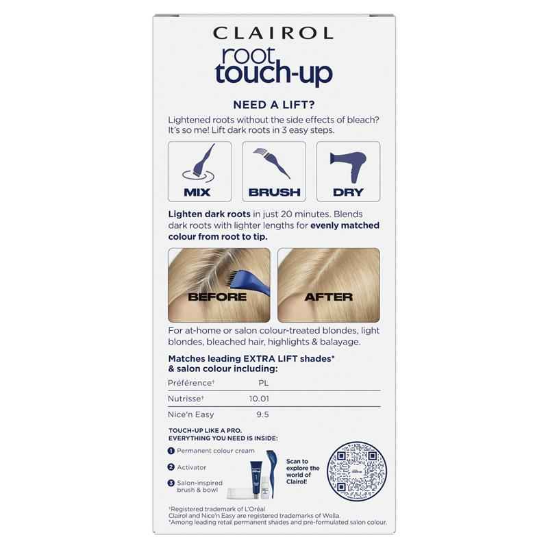 Clairol Root Touch Up Permanent Hair Colour Extra Lift Blonde