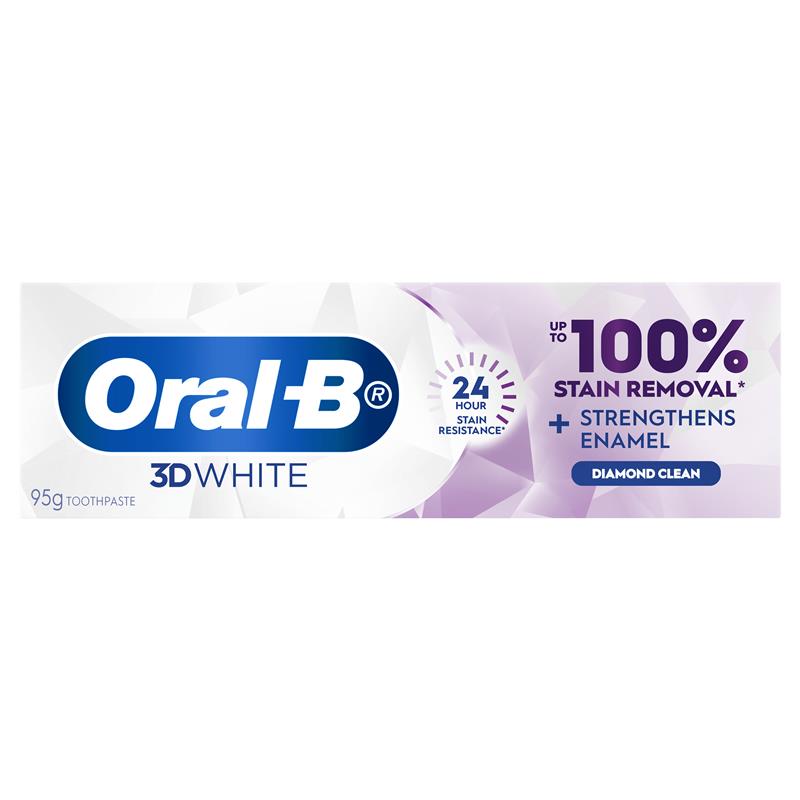 Oral B Toothpaste 3D White Lasting Enamel Strong 95g - GimmeNow
