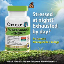 Carusos Ashwagandha + Energy 42 Tablets