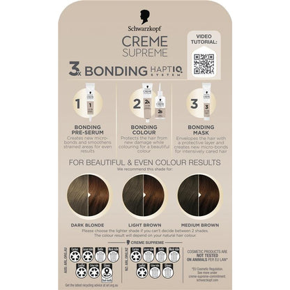 Schwarzkopf Creme Supreme Permanent Light Caramel Brown 6-68