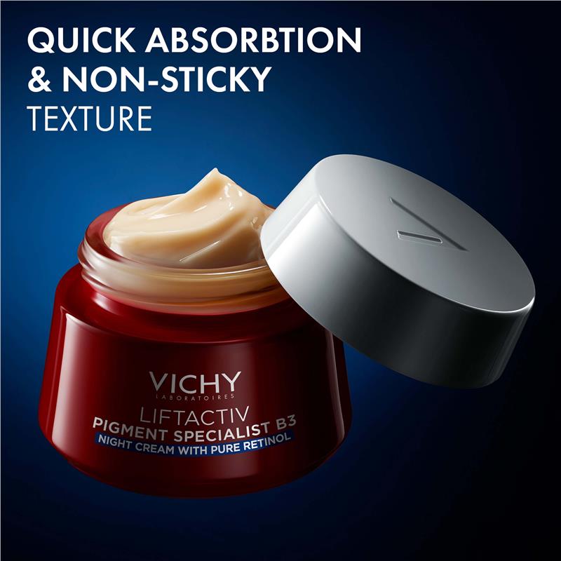 Vichy Liftactiv B3 Tone Correcting Night Cream With Pure Retinol 50ml