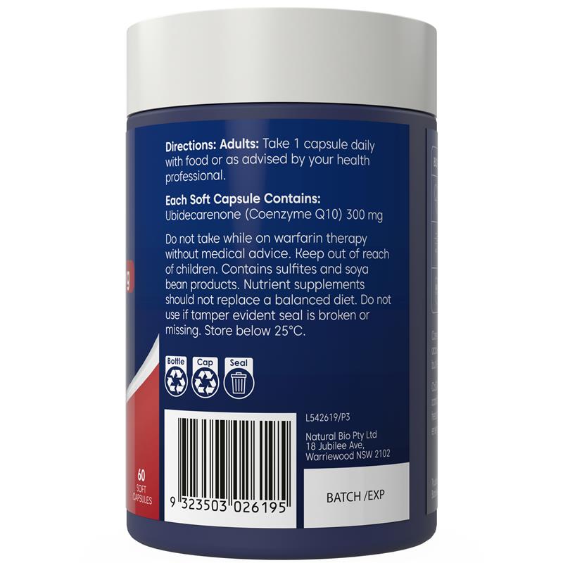 Bioglan CoQ10 300mg 60 Capsules