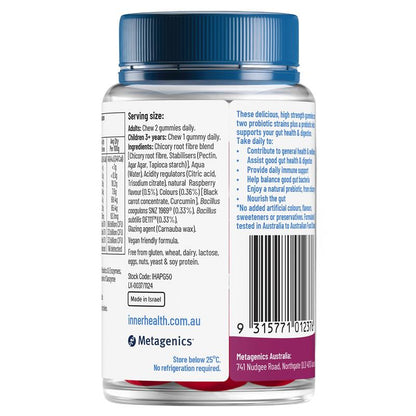 Inner Health 3 in 1 Probiotic Gummies 50 Pack