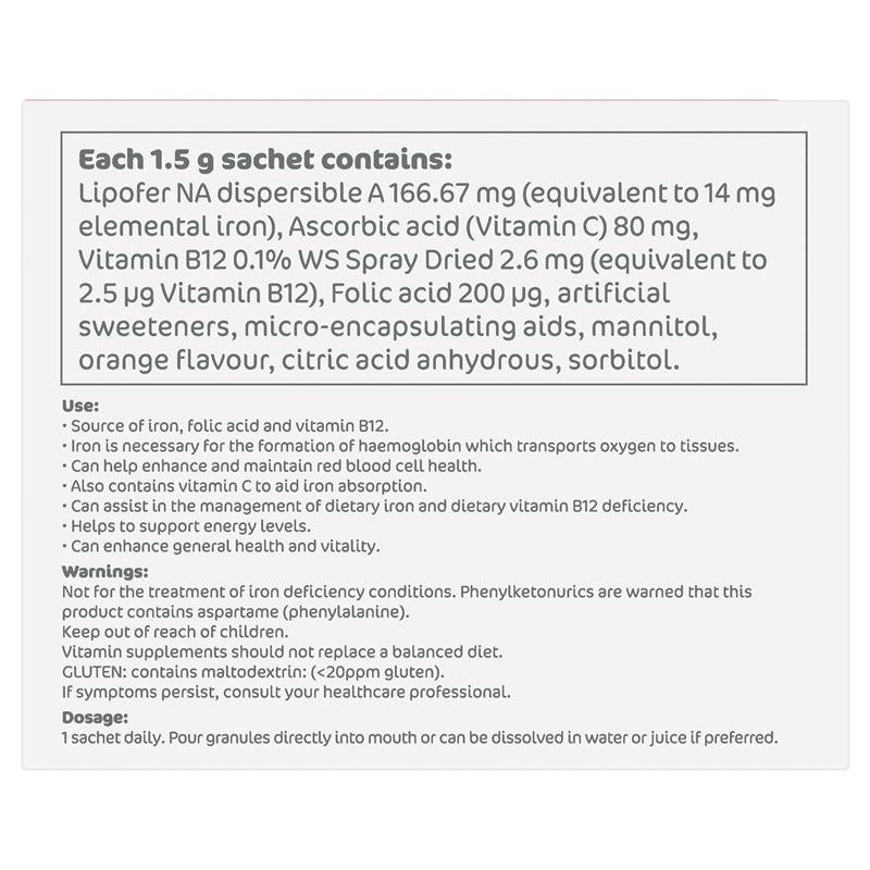 Ferro Sachet 28 x 1.5g Sachets - GimmeNow