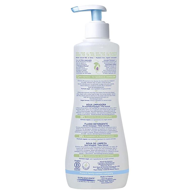 Mustela No Rinse Cleansing Water 300ml