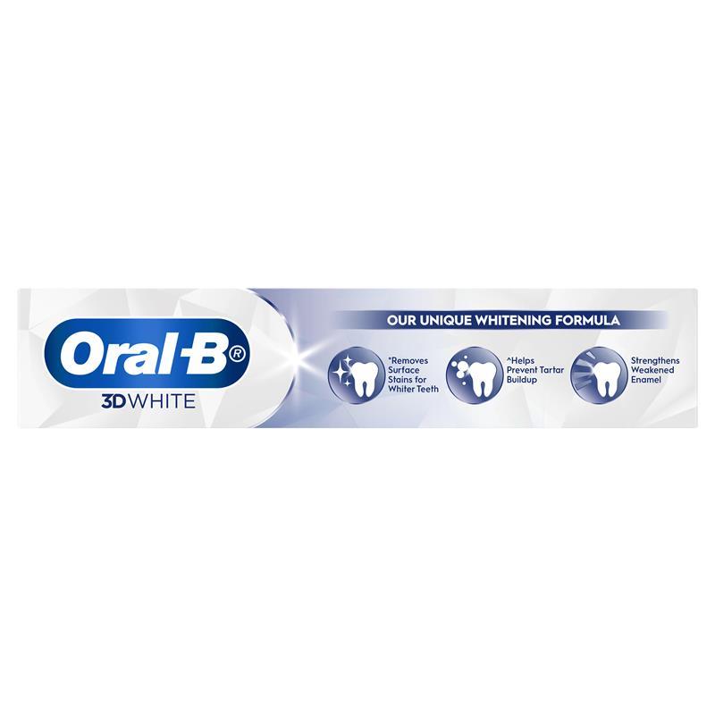 Oral B Toothpaste 3D White Long Lasting Freshness 110g - GimmeNow