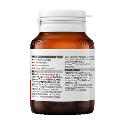 Blackmores Concentrated Curcumin + Pain Relief 40 Tablets