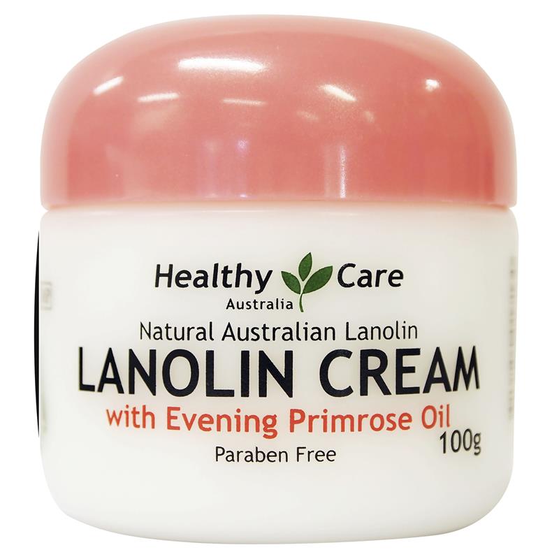 Healthy Care Lanolin Cream With Evening Primrose Oil 100g
