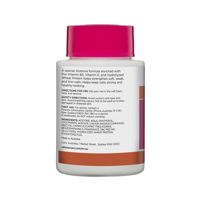 Sally Hansen Nail Polish Remover Pot Strengthening