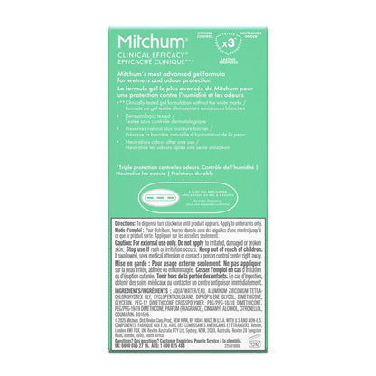 Mitchum for Women Clinical Deodorant Powder Fresh Gel 57g