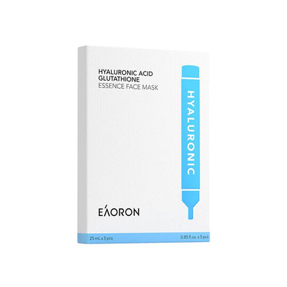 Eaoron Hyaluronic Acid Glutathione Essence Face Mask 5 Pack