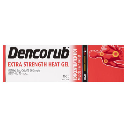 Dencorub Extra Strength Heat Gel 100g - GimmeNow