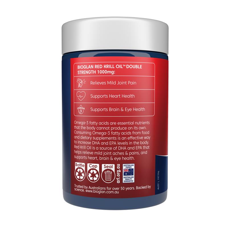 Bioglan Red Krill Oil 1000mg 60 Capsules