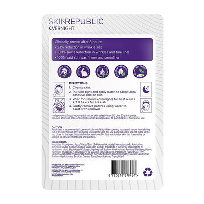 Skin Republic Overnight Anti-Wrinkle Patches 12 Pack