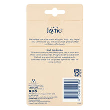 Lady Jayne Side Comb, Shell, Pk4