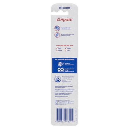 Colgate 360 Optic White Power toothbrush Medium with vibrating & polishing bristles